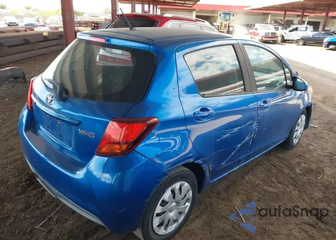 2015 Toyota Yaris L from USA, damaged, VIN VNKKTUD30FA035837